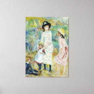 Renoir Kinderen op de Seashore Guernsey Canvas Afdruk