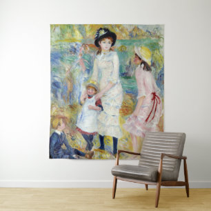 Renoir - Kinderen op de Seashore, Guernsey Wandkleed
