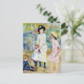 Renoir - Kinderen op de zeekust, Guernsey Briefkaart (Staand voorkant)