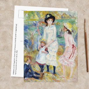 Renoir - Kinderen op het strand, Guernsey Briefkaart