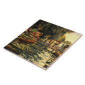 Renoir - La Grenouillere, Tegeltje (Zijkant)