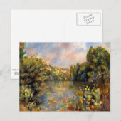 Renoir - Lakeside, landschapsschilderij Briefkaart (Voorkant / Achterkant)