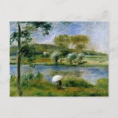 Renoir - Landschap, Banken van de rivier Briefkaart (Voorkant)