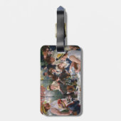 Renoir - Luncheon of Boating Party - QR-code Bagagelabel (Achterkant verticaal)