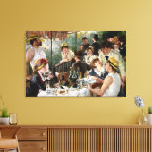 Renoir: Luncheon of the Boating Party Canvas Afdruk (Insitu (Woonkamer))