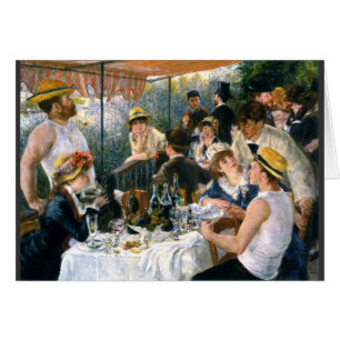Renoir "Luncheon of the Boating Party"-kaart