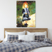 Renoir - Meisje met een waterbad Canvas Afdruk (Insitu (Slaapkamer))