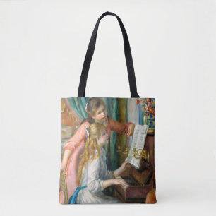 Renoir Meisjes bij het Piano Impressionisme Schild Draagtas
