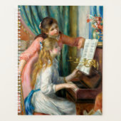Renoir Meisjes bij het Piano Impressionisme Schild Planner (Voorkant)
