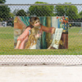 Renoir Meisjes bij het Piano Impressionisme Schild Spandoek (Insitu)