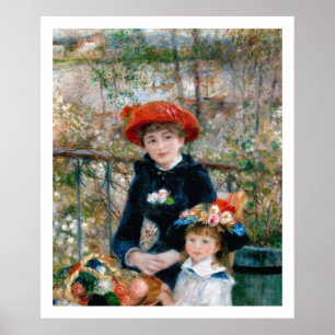 Renoir - Op de Terrace Poster