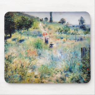 Renoir - Pad die door hoog gras leidt Muismat