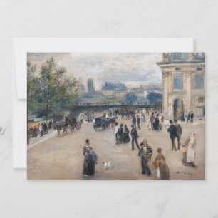 Renoir - Parijs, Institut au Quai Malaquais Bedankkaart