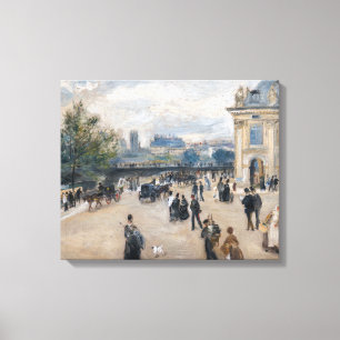Renoir - Parijs, Institut au Quai Malaquais Canvas Afdruk