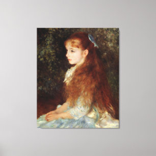 Renoir Portrait of Irene Cahen uit Antwerpen Canvas Afdruk