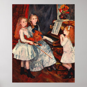 Renoir - Portret van de dochter van Catulle-Mende Poster