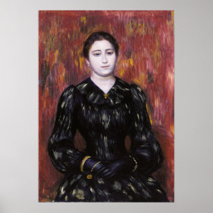 Renoir - Portret van mevrouw Paulin Poster