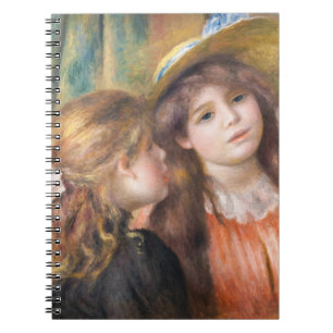 Renoir - Portret van twee kleine meisjes Notitieboek