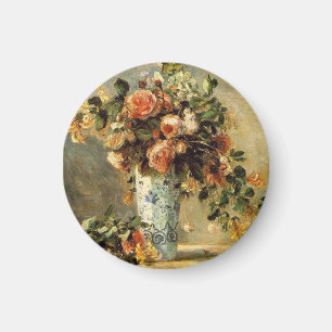 Renoir Roos en Jasmine in een Delft Vase Magneet