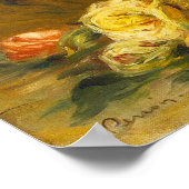 Renoir Roses dans une affiche de vase (Coin)