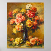 Renoir Roses dans une affiche de vase (Devant)