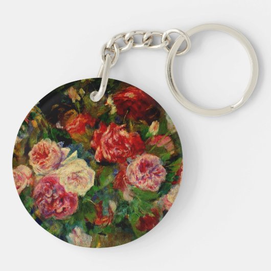 Renoir - Rozen, Sleutelhanger (Achterkant)