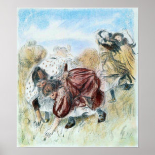 Renoir - Spelende kinderen 1900 Poster