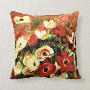 Renoir - Spray van anemoon Kussen