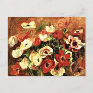 Renoir - Spuit van Anemones Briefkaart