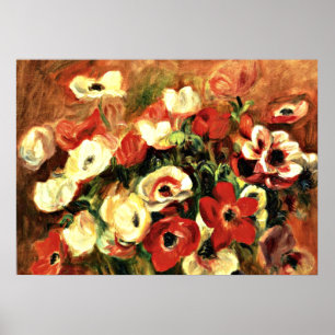 Renoir - Spuit van Anemones Poster