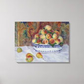Renoir stille leven met perziken canvas afdruk (Voorkant)