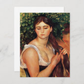 Renoir the Braid Invitations Kaart (Voorkant / Achterkant)
