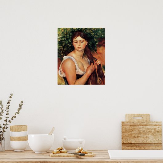 Renoir The Braid Poster (Cuisine)