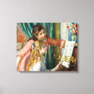 Renoir Twee Meisjes aan de Piano Print Muziek Fijn