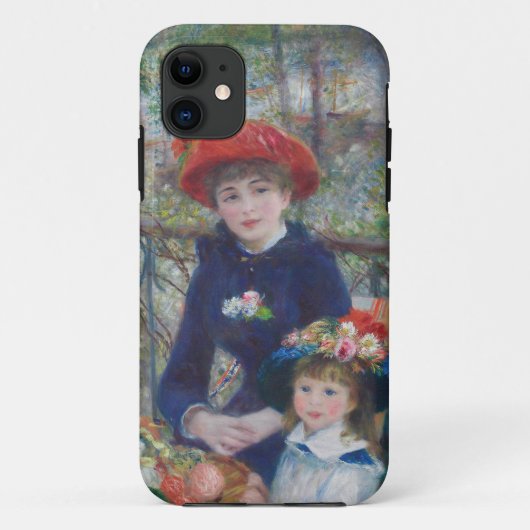 Renoir Twee Zusters Terras Frans Impressionisme Case-Mate iPhone Case (Achterkant)