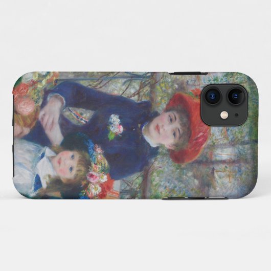 Renoir Twee Zusters Terras Frans Impressionisme Case-Mate iPhone Case (Achterkant (horizontaal))