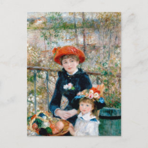 Renoir "Two Sisters (on the Terrace)" Briefkaart