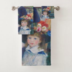 Renoir Two Sisters Terrace Frans Impressionisme  Bad Handdoek