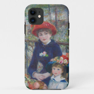 Renoir Two Sisters Terrace Frans Impressionisme iPhone 11 Hoesje