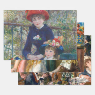 Renoir Two Sisters Terrace Frans Impressionisme Inpakpapier Vel