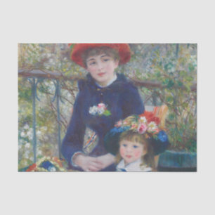 Renoir Two Sisters Terrace Frans Impressionisme  Tissuepapier