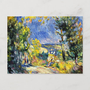 Renoir - Uitzicht Dicht bij Antibes Briefkaart