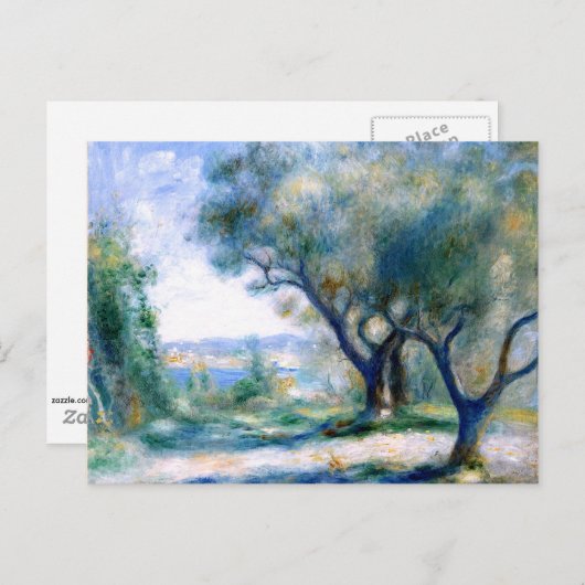 Renoir - Uitzicht van Mourillon Briefkaart (Voorkant / Achterkant)