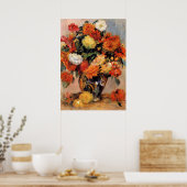 Renoir - Vaas met bloemen, 1884 Poster (Keuken)