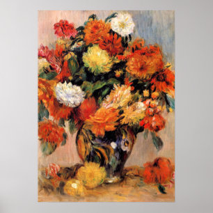 Renoir - Vaas met bloemen, 1884 Poster