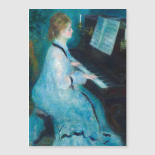 Renoir Vrouw aan de Piano Vintage Impressionist