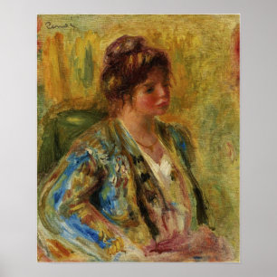 Renoir - Vrouw in oosterse kleding 1895 Poster