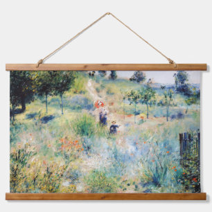 Renoir - Weg leidt door Tall Grass Hangend Wandkleed
