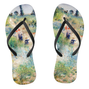 Renoir - Weg leidt door Tall Grass Teenslippers