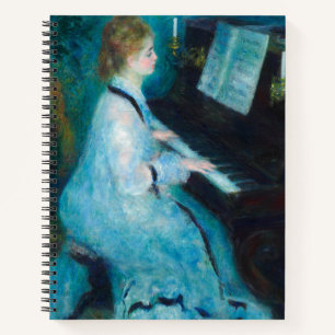 Renoir Woman Piano Music Musician Notitieboek